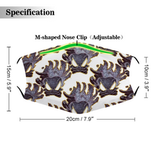 Load image into Gallery viewer, Mazzed out DuckDown Face Cover Dust Proof Face Cover with Filter Element, Multiple Spare Filter Cartridges