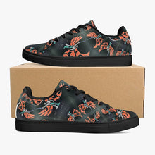 Load image into Gallery viewer, Infinite Justice Classic Low-Top Leather Sneakers - White/Black