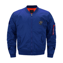 Load image into Gallery viewer, Mazzedout DuckDown Air Force Suit Jackets Baseball Coats Offset Heat Transfer Print