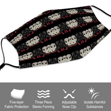 Load image into Gallery viewer, That laugh ebony Face Cover Dust Proof Face Cover with Filter Element, Multiple Spare Filter Cartridges