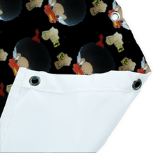 Load image into Gallery viewer, DuckDown Onyx Bath Shower Curtain 71" x 69"