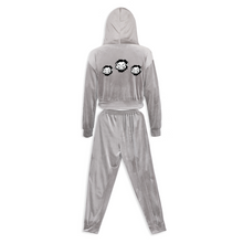 Load image into Gallery viewer, Bobby M. Women's Zippered Tracksuit Golden Velvet Long Sleeve Hoodie Jacket+Pants Casual Jogging Outfits Two-piece Sets