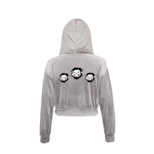 Load image into Gallery viewer, Bobby M. Women's Zippered Tracksuit Golden Velvet Long Sleeve Hoodie Jacket+Pants Casual Jogging Outfits Two-piece Sets