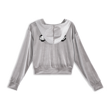 Load image into Gallery viewer, Bobby M. Women's Zippered Tracksuit Golden Velvet Long Sleeve Hoodie Jacket+Pants Casual Jogging Outfits Two-piece Sets