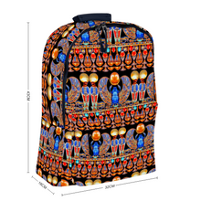 Load image into Gallery viewer, Scarab Beetle Leather Full Print Backpack Travel Laptop Backpack