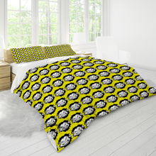 Load image into Gallery viewer, Bobby M. Yellow 3 Piece Soft Bedding Set, 93'' x 89'' Home Fashions Queen Size Duvet Cover Pillowcase Quilt Cover Can be Designed Separately