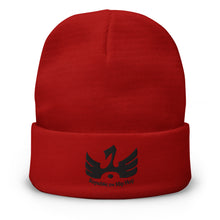 Load image into Gallery viewer, R.O.H.H onyx phoenix Embroidered Beanie