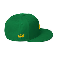 Load image into Gallery viewer, Mazzed out Duckdown Gold Snapback Hat