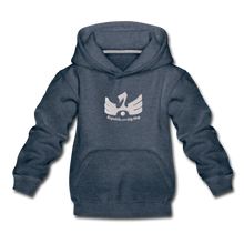 Load image into Gallery viewer, R.O.H.H Kids‘ Premium Hoodie - heather denim