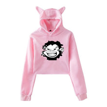 Load image into Gallery viewer, Bobby m. half female hoodie

