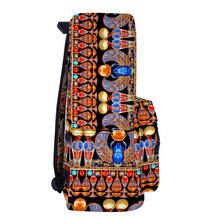 Load image into Gallery viewer, Scarab Beetle  Leather Full Print Backpack Travel Laptop Backpack
