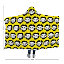 Load image into Gallery viewer, Bobby M. Yellow Cloak Hooded Blanket
