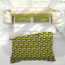 Load image into Gallery viewer, Bobby M. Yellow  3 Piece Soft Bedding Set, 93&#39;&#39; x 89&#39;&#39; Home Fashions Queen Size Duvet Cover Pillowcase Quilt Cover Can be Designed Separately
