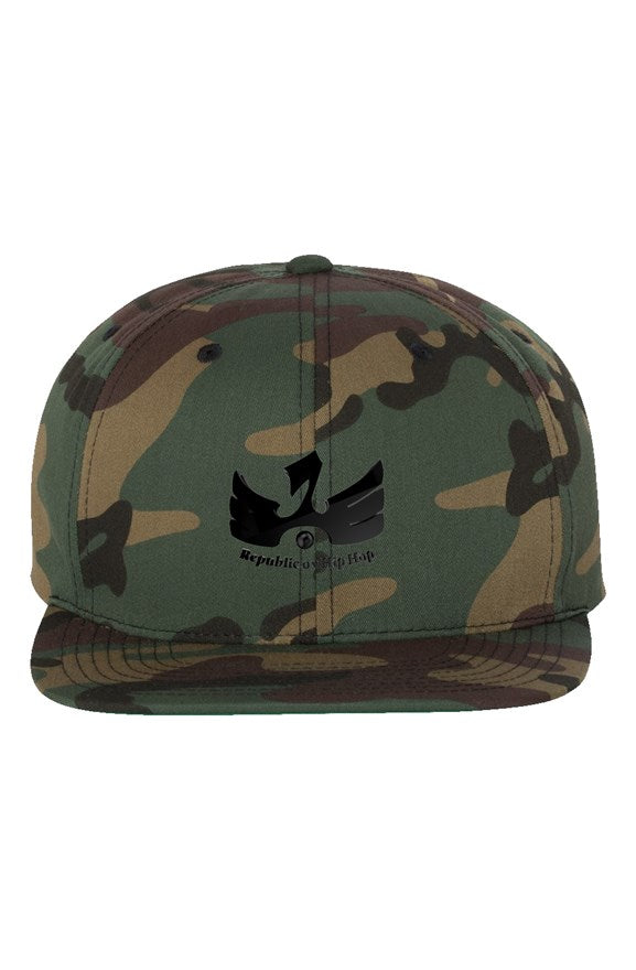 R.o.H.H Ebony Phoenix Green Camo Premium Snapback