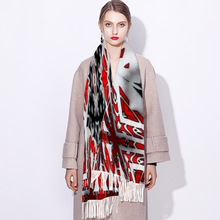 Load image into Gallery viewer, Mazzed out 83th Winter Scarf Cashmere Feel Shawl Wraps Soft Warm Blanket Scarves
