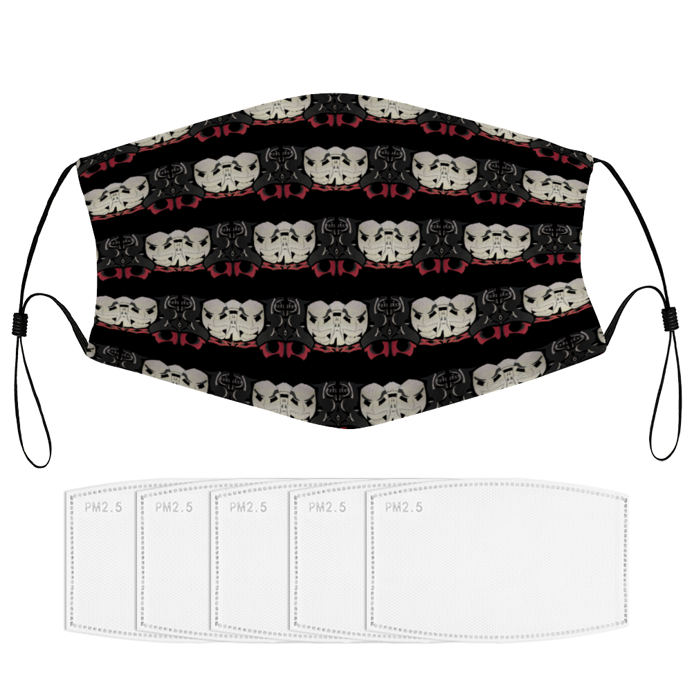 That laugh ebony Face Cover Dust Proof Face Cover  with Filter Element, Multiple Spare Filter Cartridges