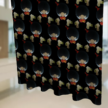 Load image into Gallery viewer, DuckDown Onyx Bath Shower Curtain 71&quot; x 69&quot;
