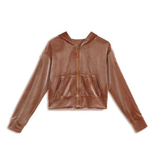 Load image into Gallery viewer, Duck Down Women&#39;s Zippered Tracksuit Golden Velvet  Long Sleeve Hoodie Jacket+Pants Casual Jogging Outfits Two-piece Sets
