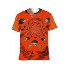Load image into Gallery viewer, DuckDown orange vortex Unisex All Over Print T-Shirts
