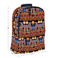 Load image into Gallery viewer, Scarab Beetle  Leather Full Print Backpack Travel Laptop Backpack
