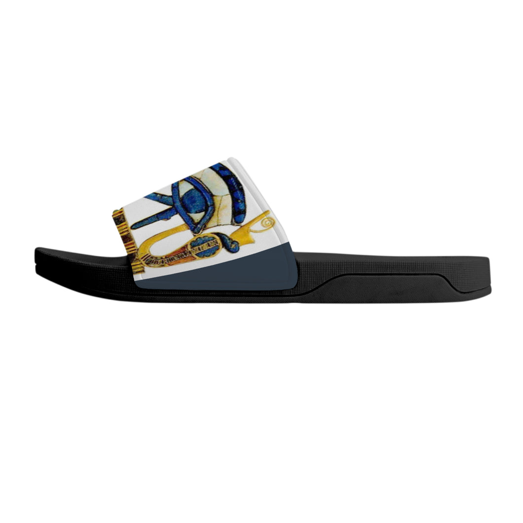 Eye ov Horus  Slide Sandals - Black