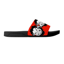 Load image into Gallery viewer, Bobby M. tiger Orange Slide Sandals - Black
