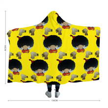 Load image into Gallery viewer, DuckDown Bumblebee Cloak Hooded Blanket
