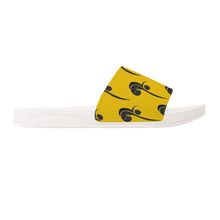 Load image into Gallery viewer, Mazzu 440  yellow Slide Sandals - White
