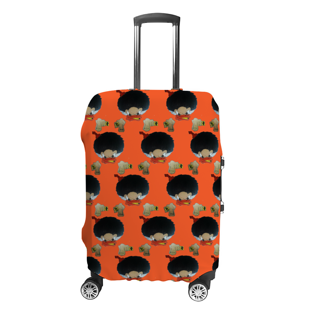 DuckDown Orange Luggage Case Cover