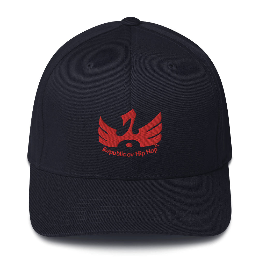 R.o.H.H phoenix  Lava red Structured Twill Cap