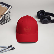 Load image into Gallery viewer, R.o.H.H phoenix  Lava red Structured Twill Cap
