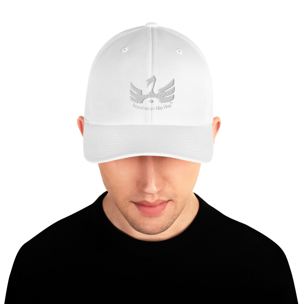 R.o.H.H phoenix   white on white Structured Twill Cap