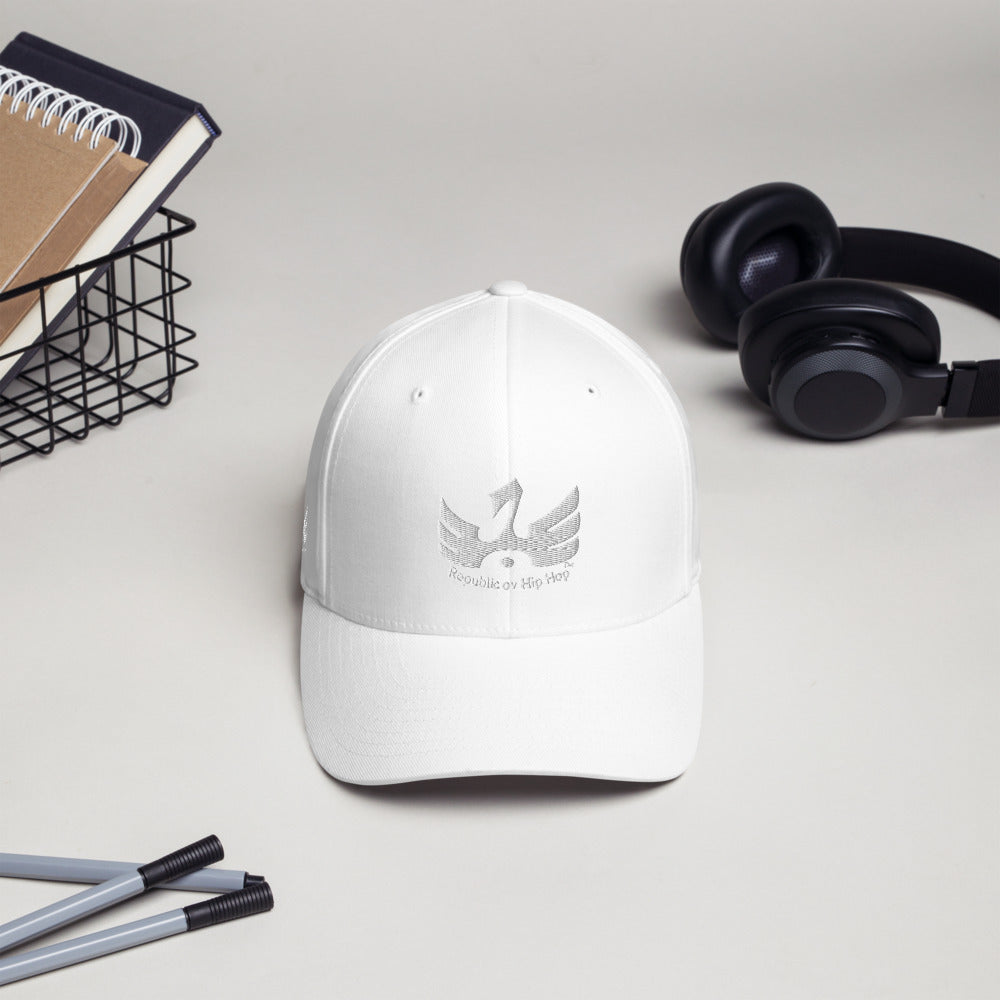 R.o.H.H phoenix   white on white Structured Twill Cap