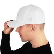 Load image into Gallery viewer, R.o.H.H phoenix   white on white Structured Twill Cap
