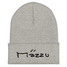 Load image into Gallery viewer, Mazzu ebony 3D puff Cuffed Beanie
