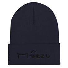 Load image into Gallery viewer, Mazzu ebony 3D puff Cuffed Beanie
