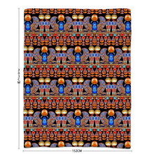 Load image into Gallery viewer, Scarb beetle blanket Kemet kmt Blanket 60&quot; x 80&#39;&#39; Anti-pilling Single-sided Printing Comfortable and Soft
