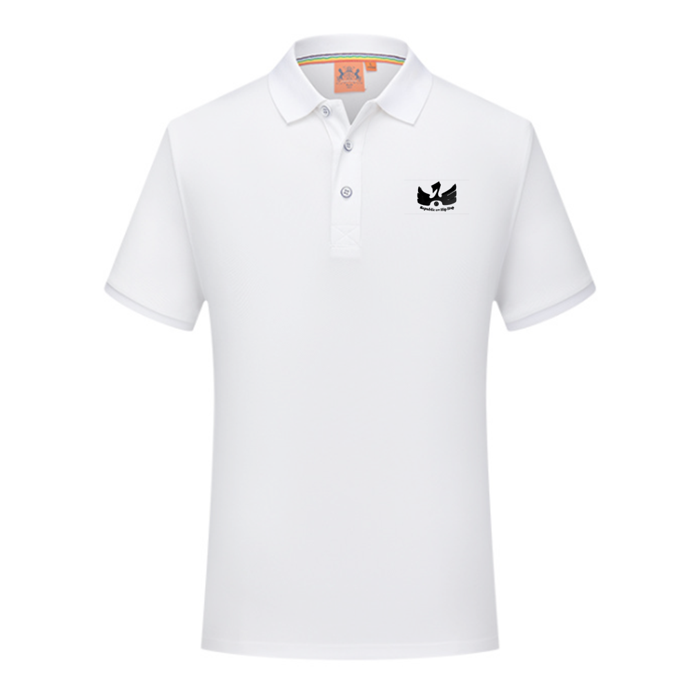 Rohh Phoenix Men Classic Polo Shirt Short Sleeve Comfortable Breathable Modern Fit Golf Polo