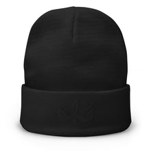 Load image into Gallery viewer, R.O.H.H onyx phoenix Embroidered Beanie
