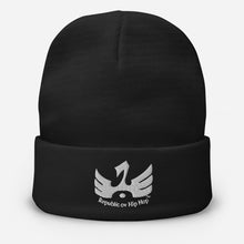 Load image into Gallery viewer, R.O.H.H phoenix white Embroidered Beanie
