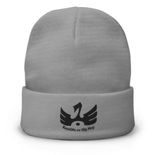 Load image into Gallery viewer, R.O.H.H onyx phoenix Embroidered Beanie
