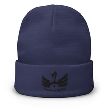 Load image into Gallery viewer, R.O.H.H onyx phoenix Embroidered Beanie
